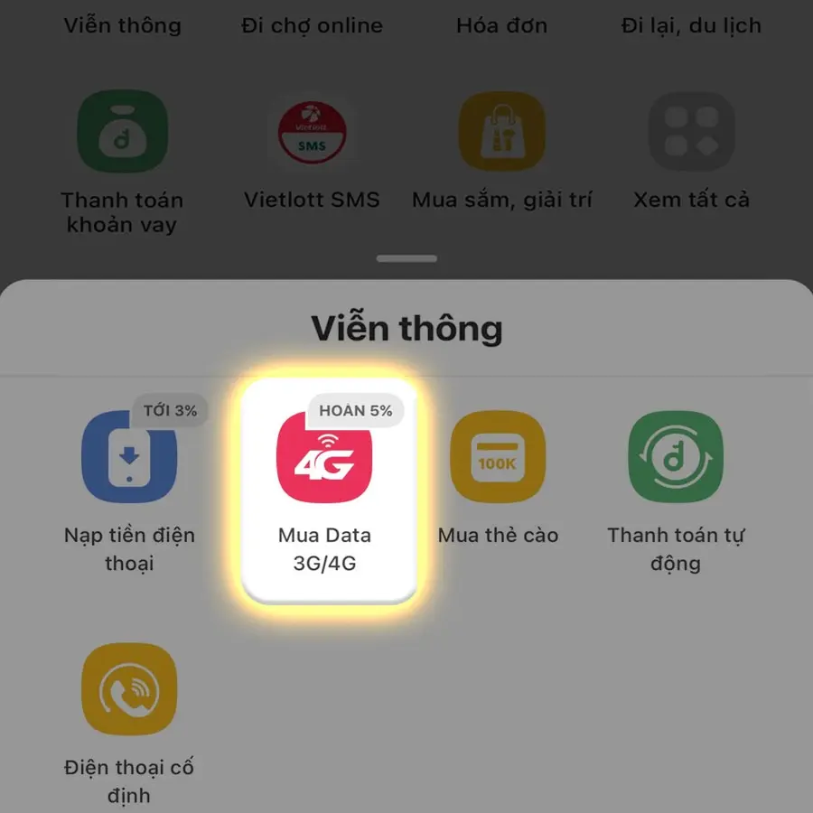 Danh sách gói cước 4g viettel miễn phí mạng xã hội 2026 rẻ nhất 2 3g_4g_trn_Viettel_Money